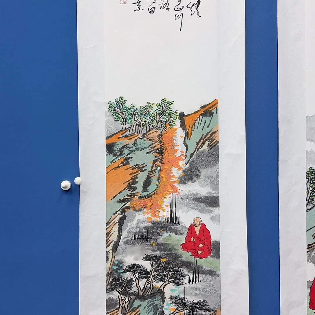 国画多次参加国内外大型