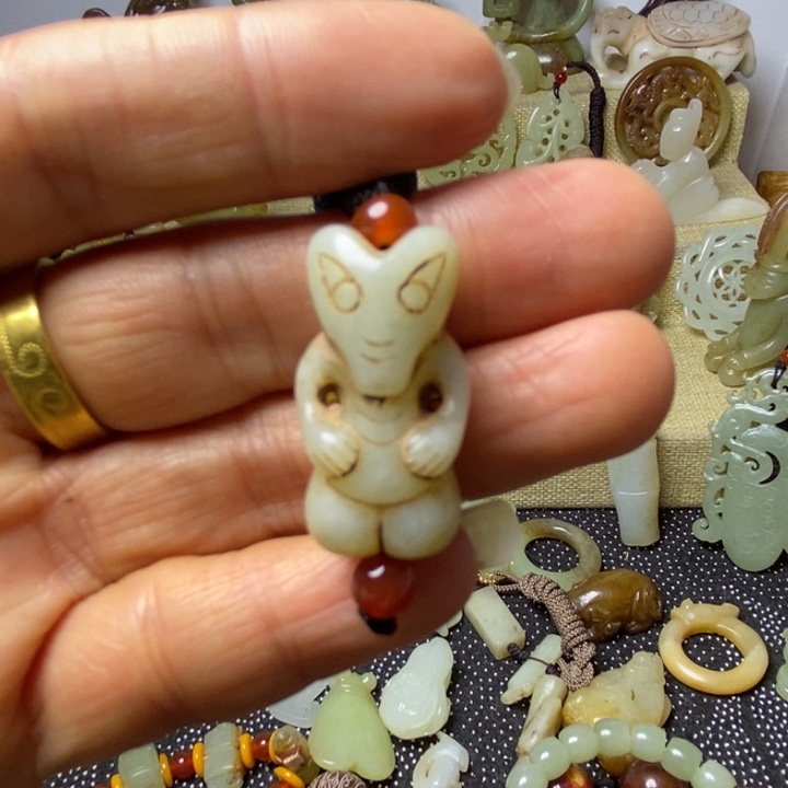 和田玉挂件未镶嵌