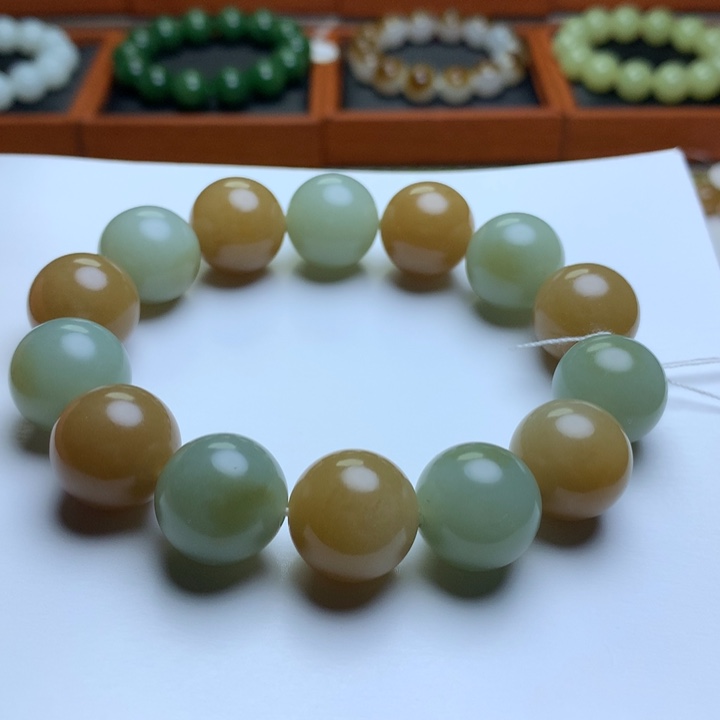 和田玉手串未镶嵌