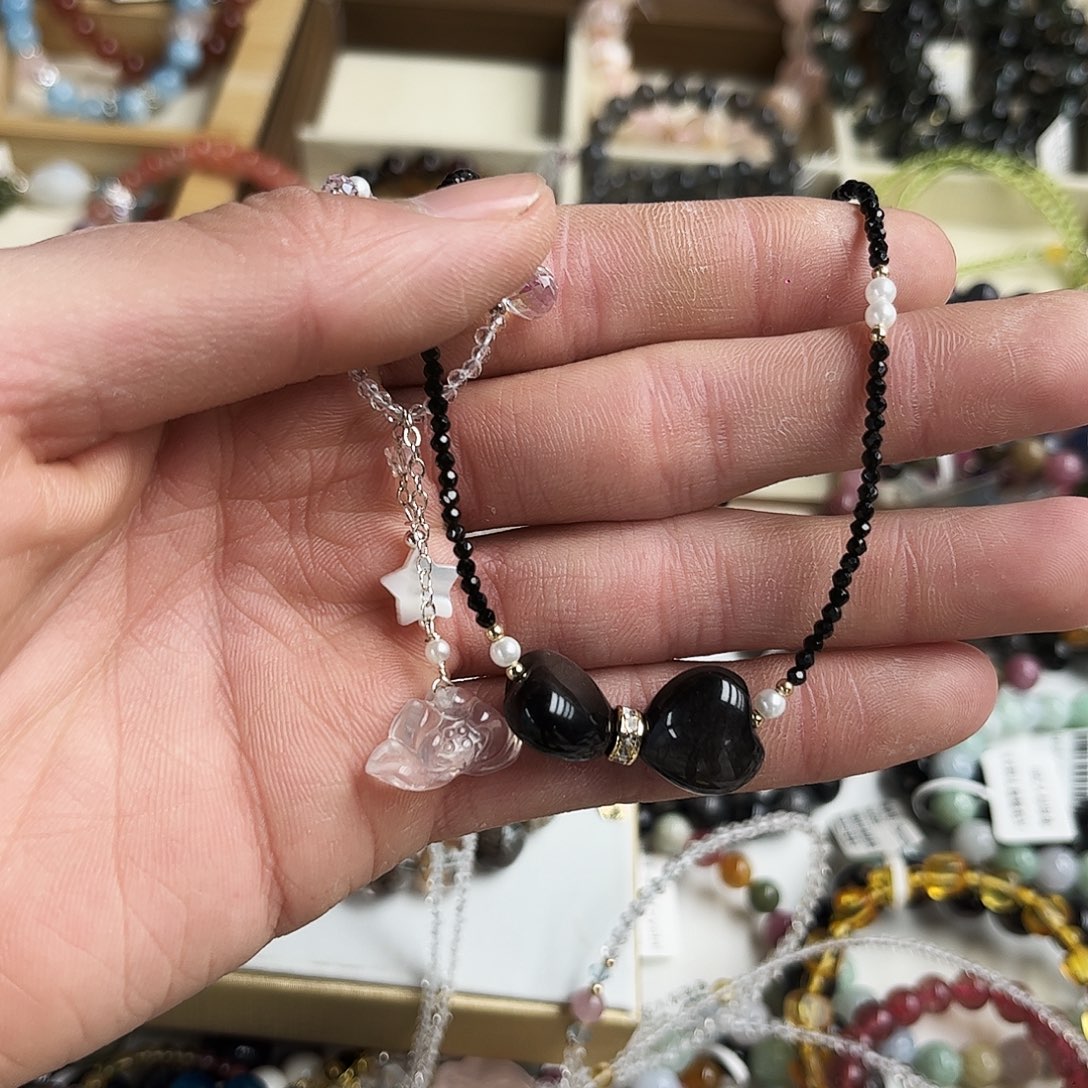 水晶天然水晶微瑕未镶嵌家****六