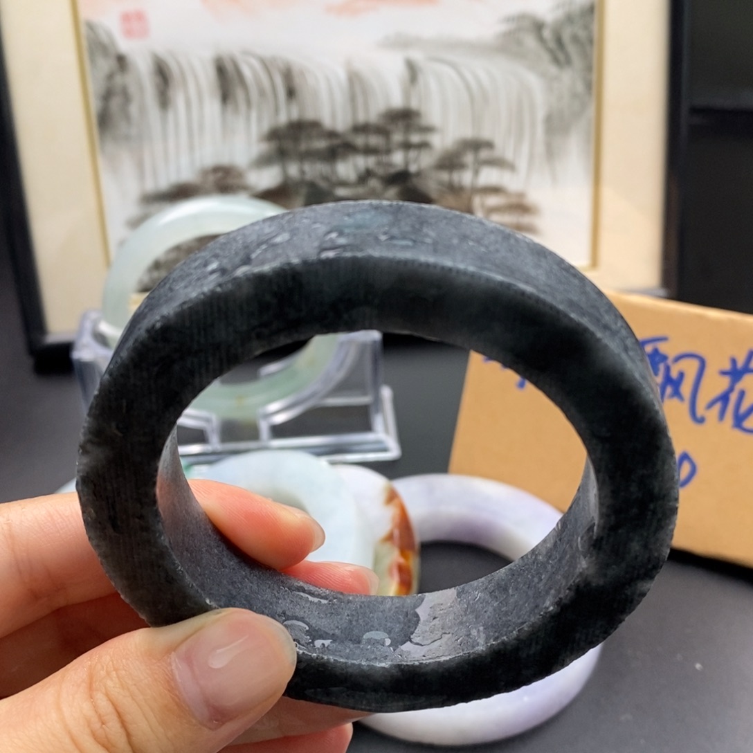 定制翡翠翡翠手镯未镶嵌