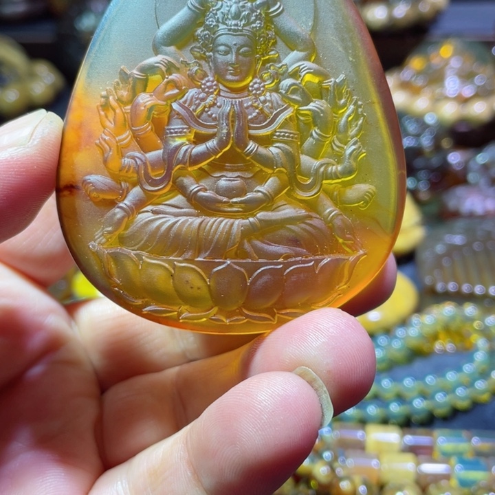 琥珀手链未镶嵌天然