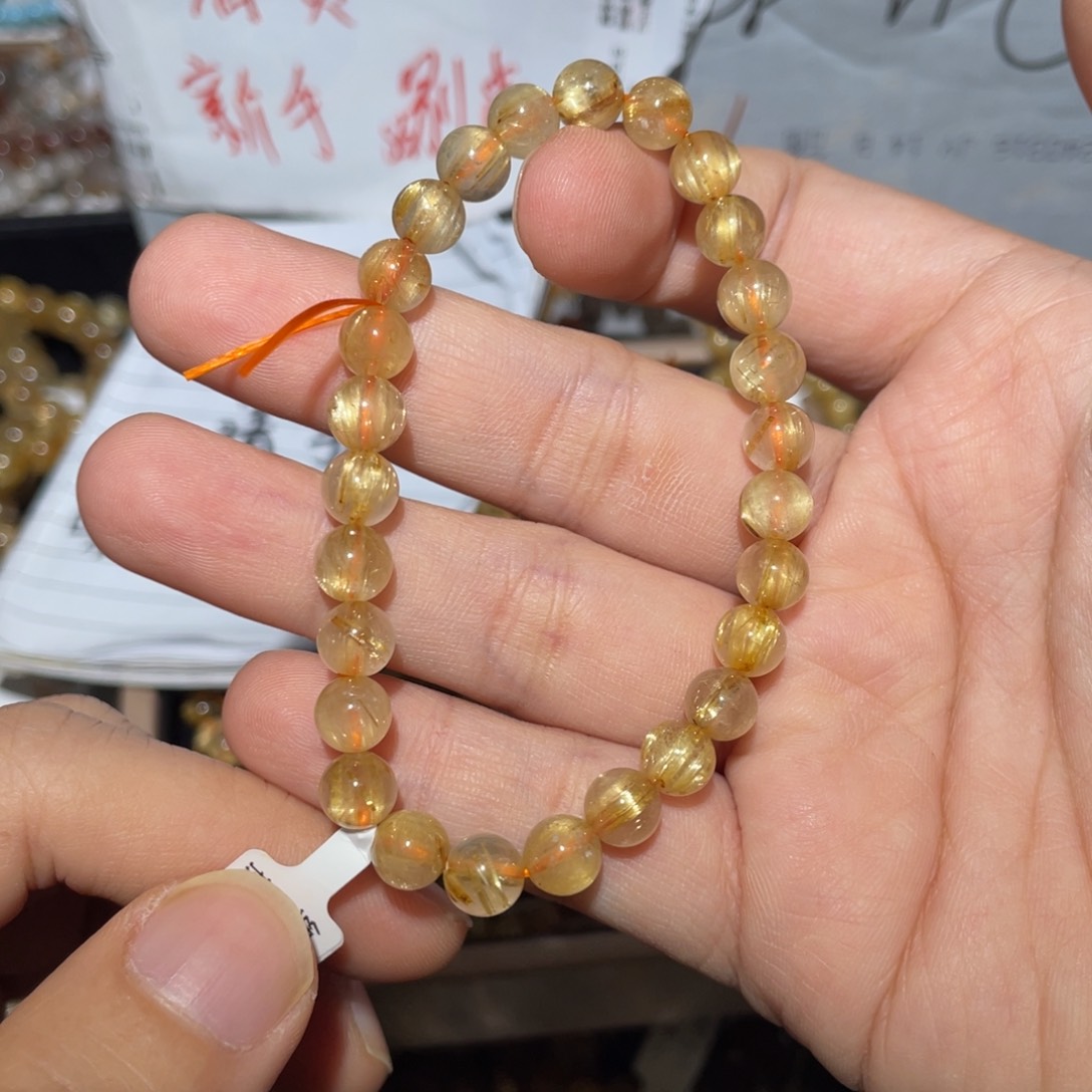 水晶手链未镶嵌徐*愿手链