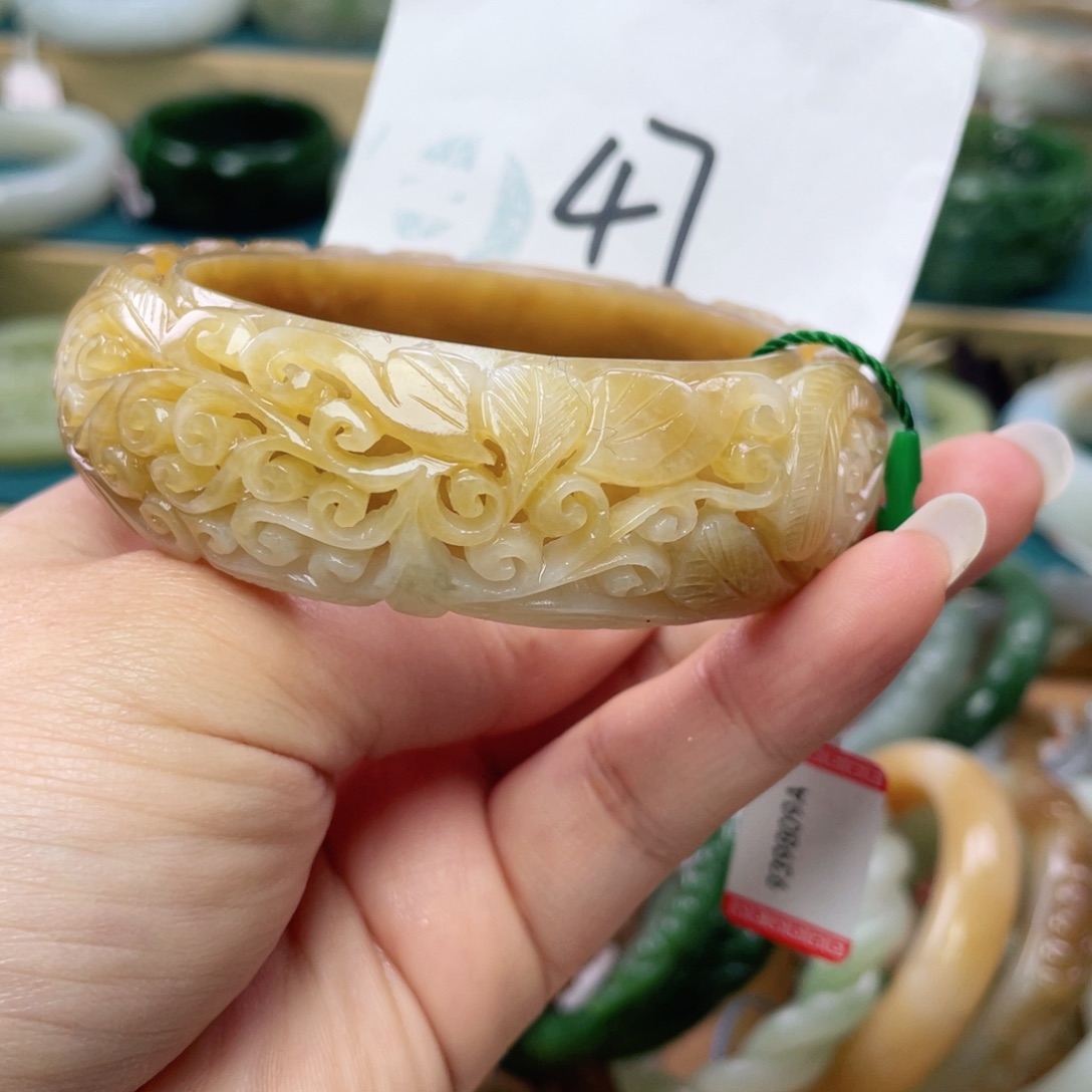 未镶嵌手镯和田玉圈口57