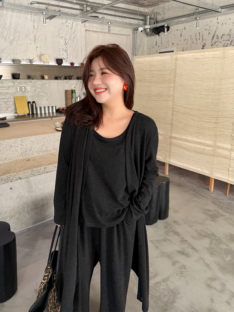 落落大方三件套/胖mm大码懒人套装 一分钟解决出门穿搭
