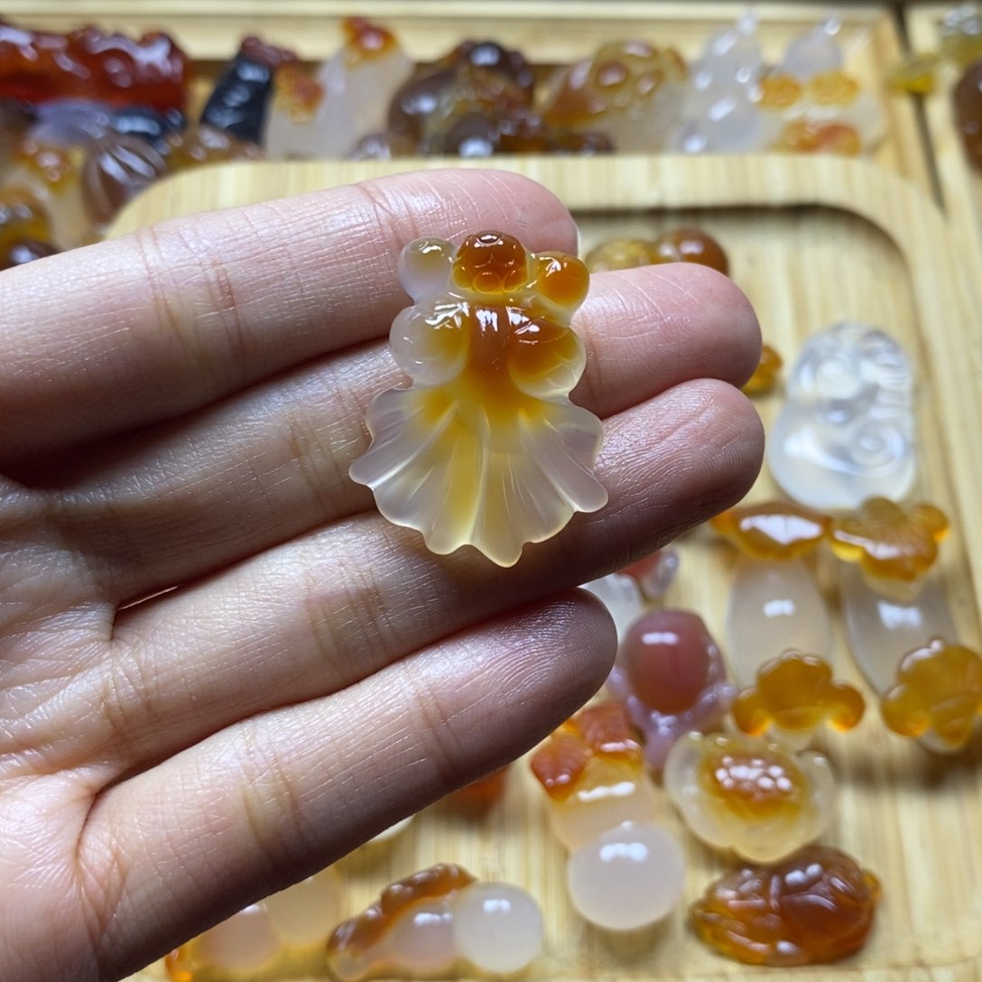 玛瑙/玉髓颈饰未镶嵌✨***?