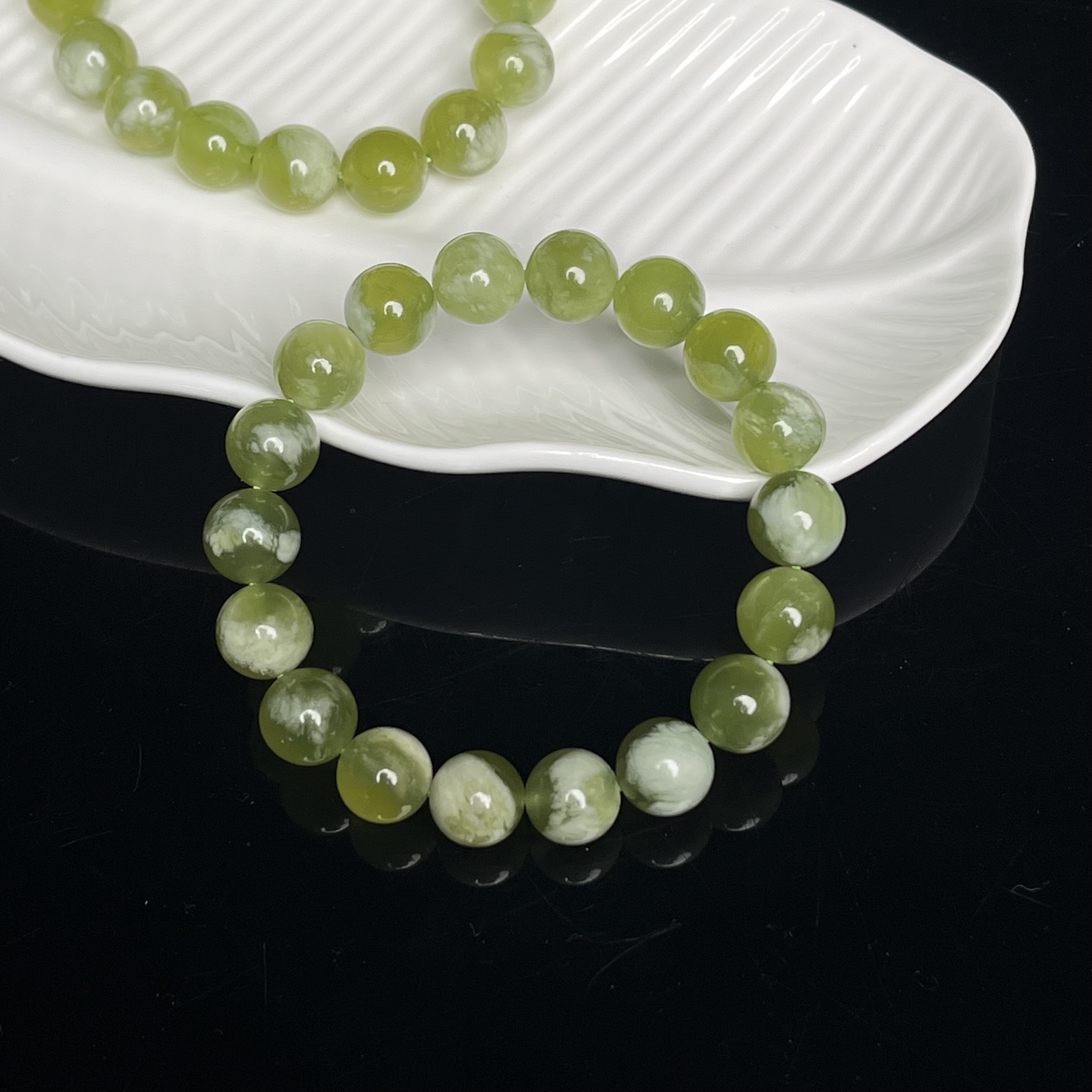 青提奶盖手串W1002多样性发其一