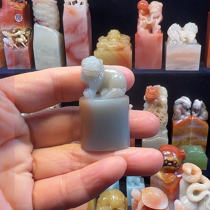 寿山石印石寿山石手工雕刻