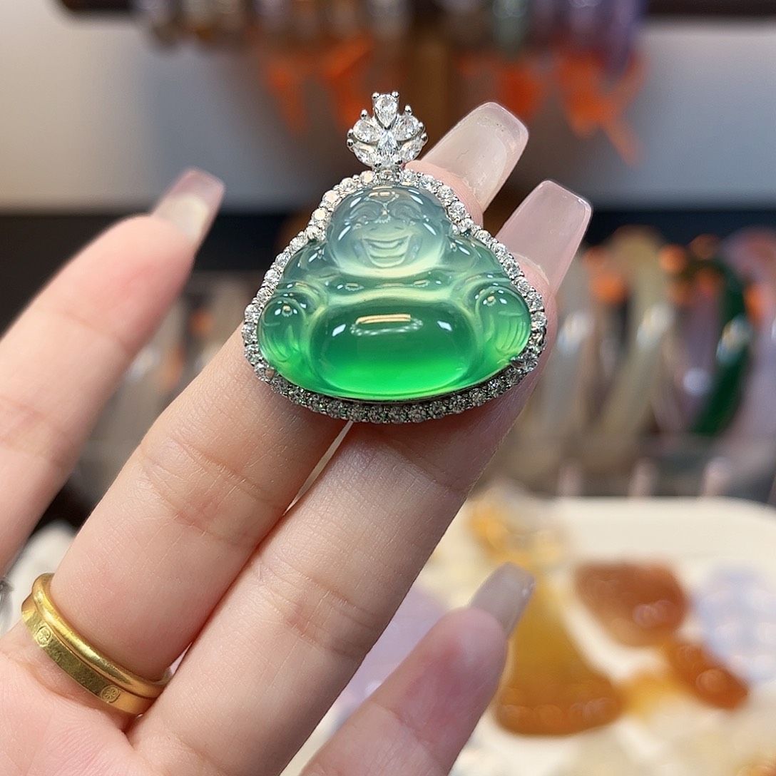 ****.玛瑙/玉髓银S925镶嵌颈饰