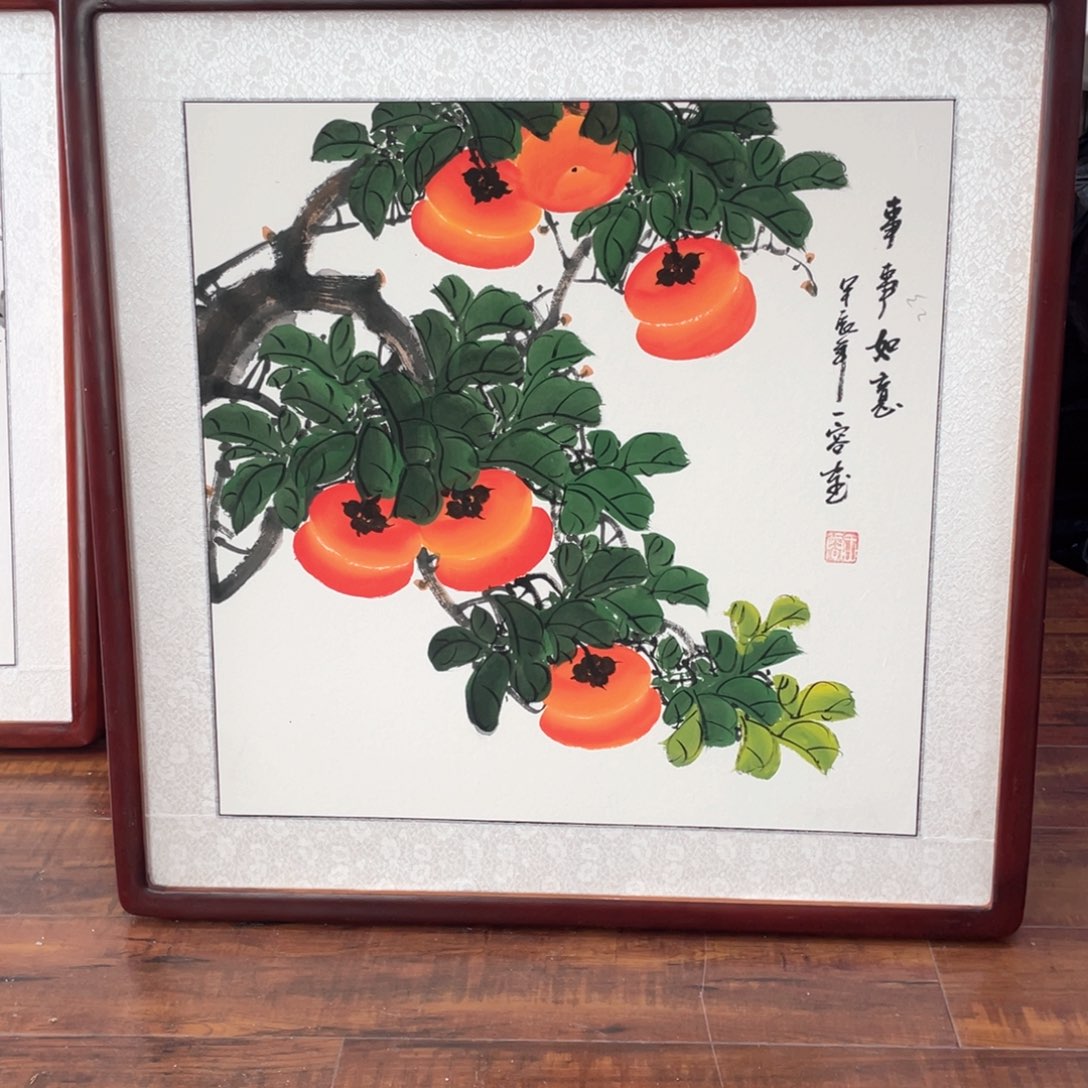 国画带框尺寸63*63厘米