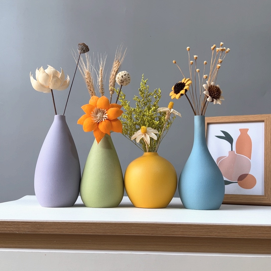 瓶花瓶带花高度20-30厘米左右