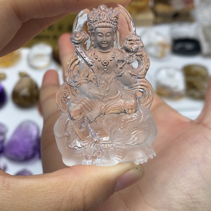 水晶颈饰未镶嵌润***声定制
