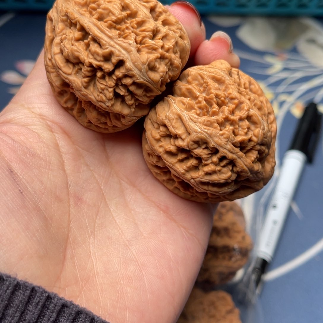 文玩核桃把件粗筋43