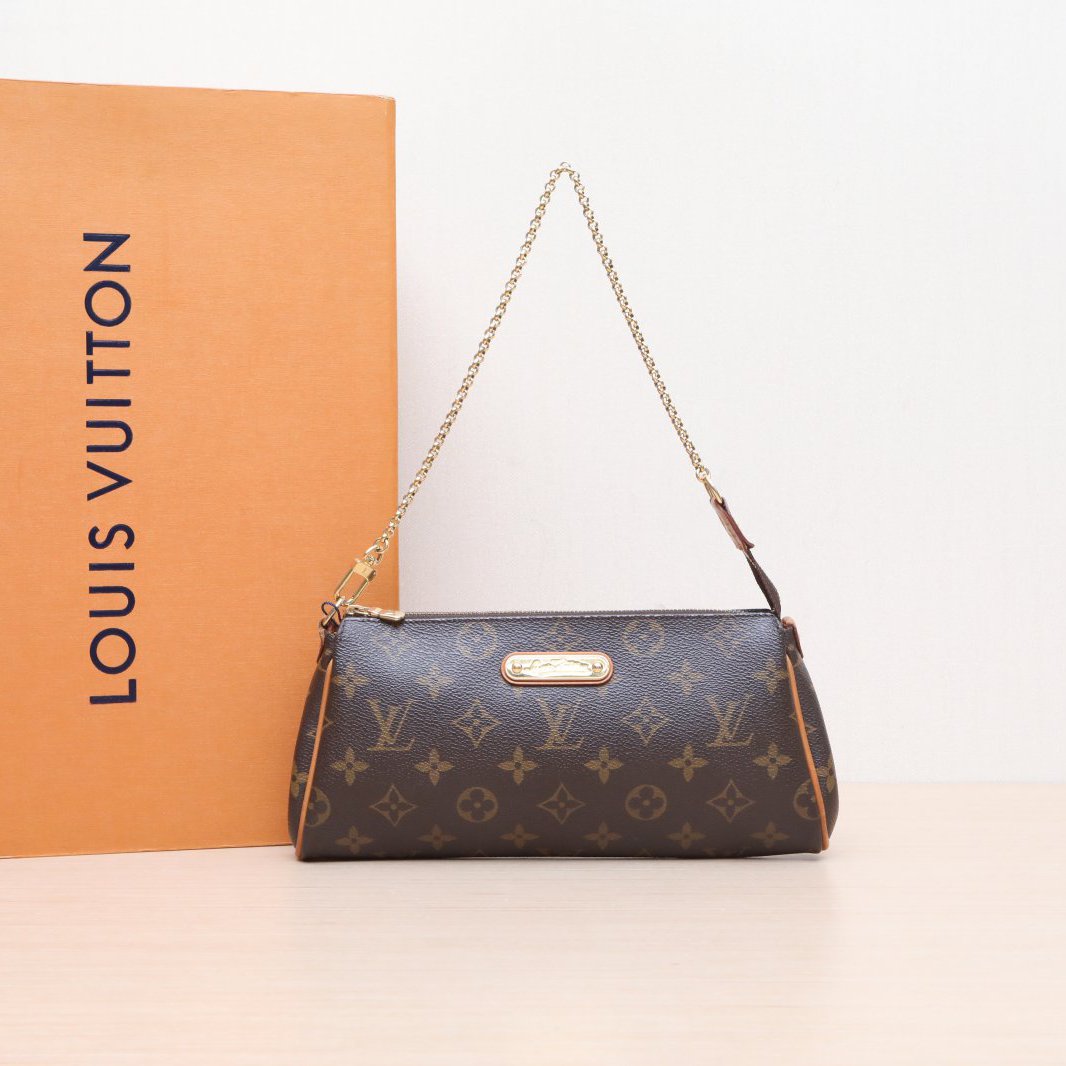 95新 LouisVuitton/路易威登 黑黑精选 336525 链条包 老花 2011 