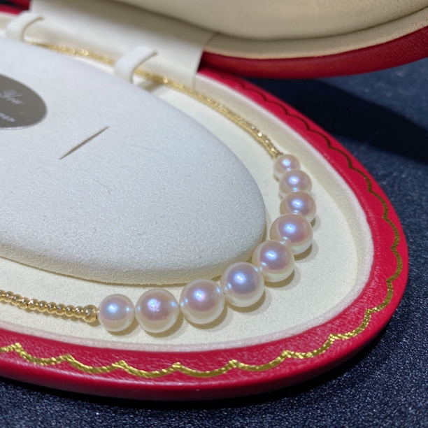 【星辉笑影】Akoya海水珍珠项链爆闪珠