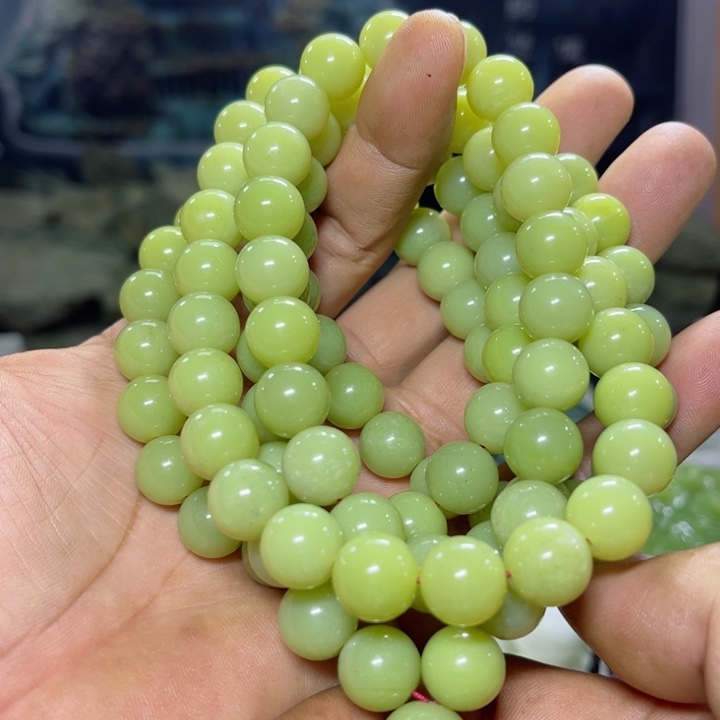 蛇纹石玉项链未镶嵌商****司