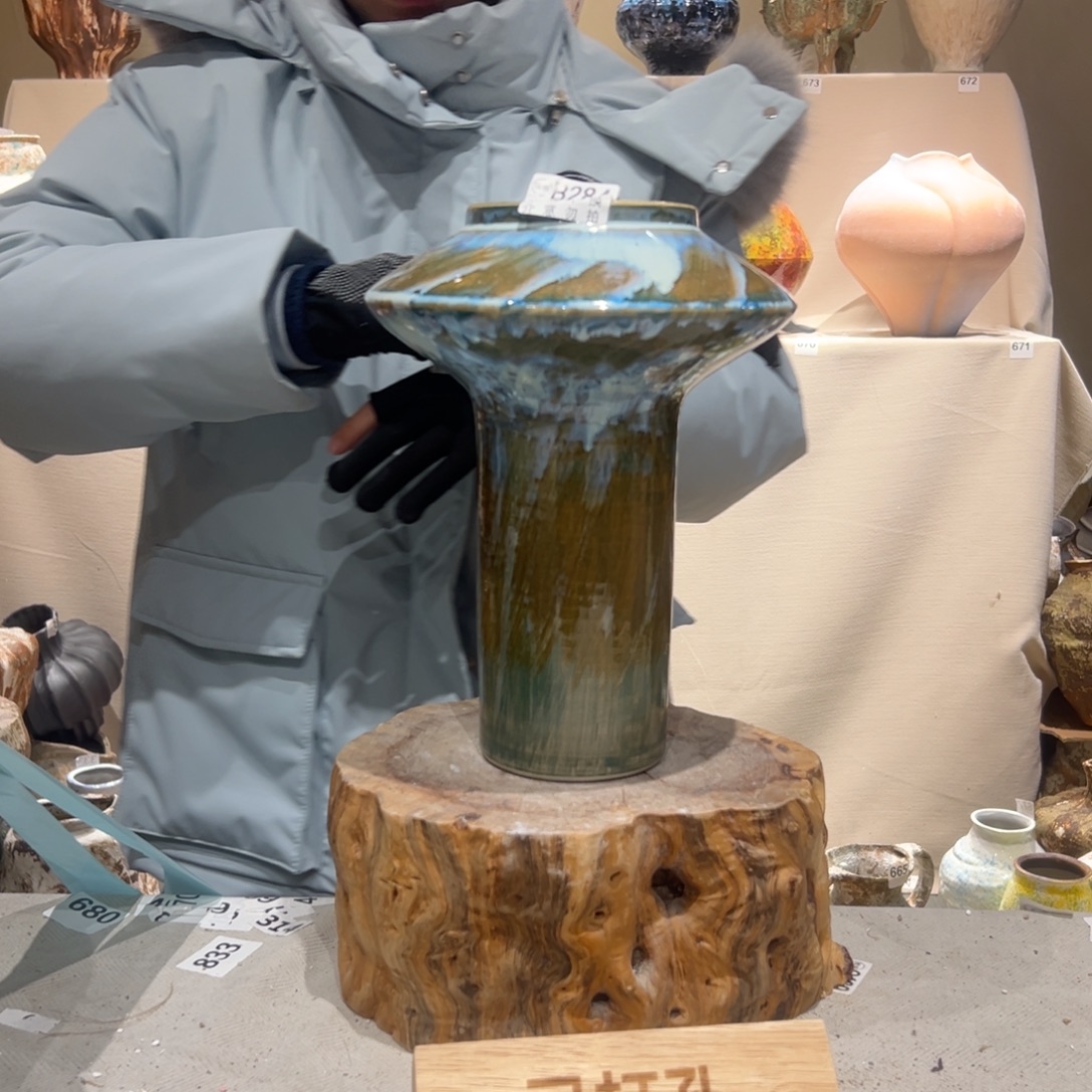 景德镇高温陶瓷花瓶摆件284花瓶摆件