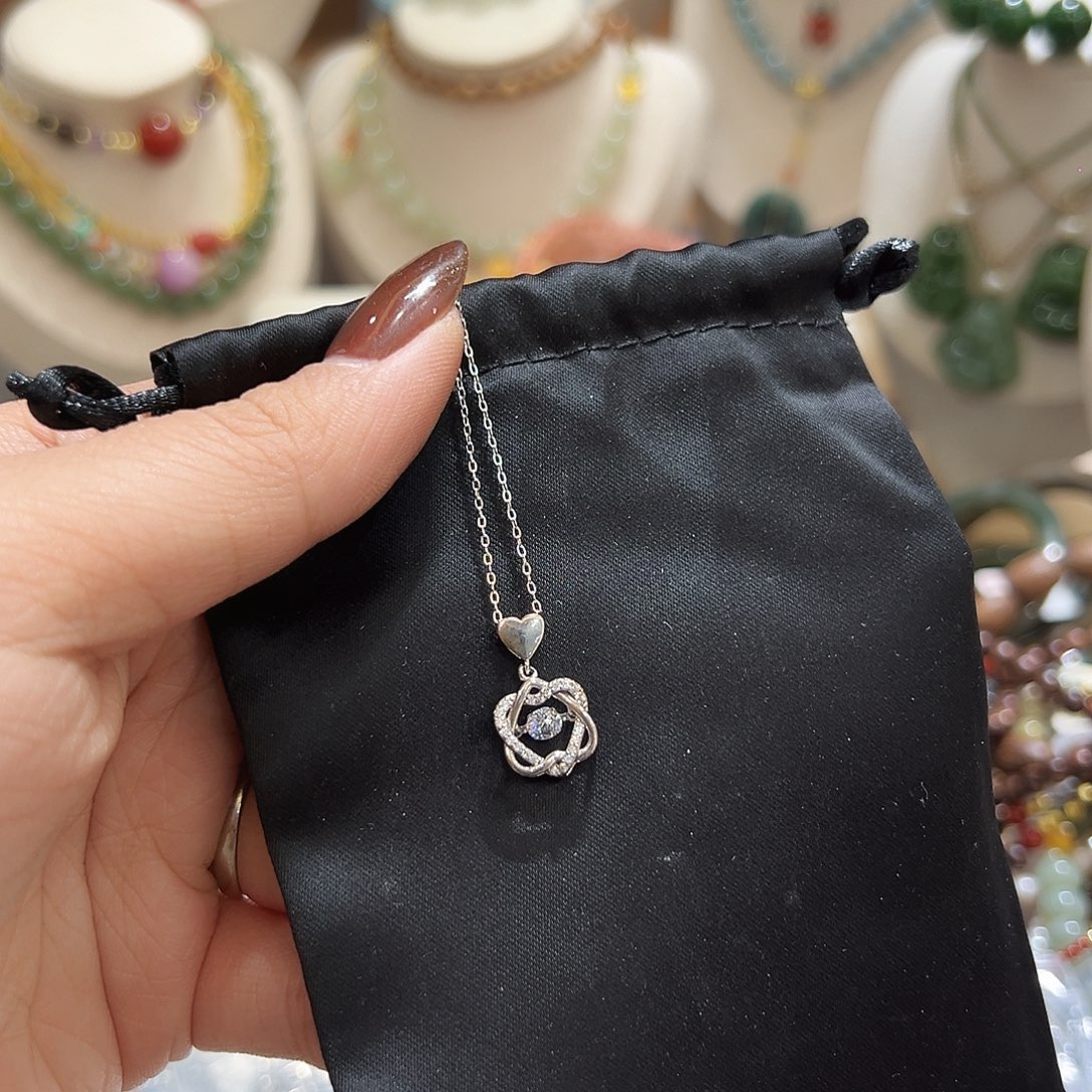 银S925镶嵌颈饰玛瑙/玉髓汉****水