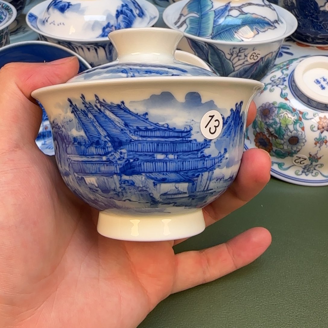 彦祖纯手工手绘茶具13