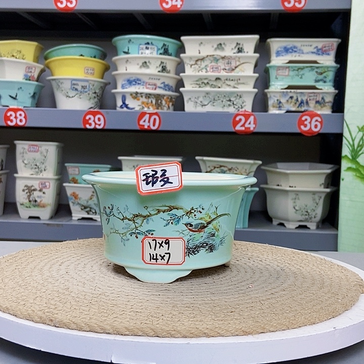 紫砂花瓶紫砂花盆