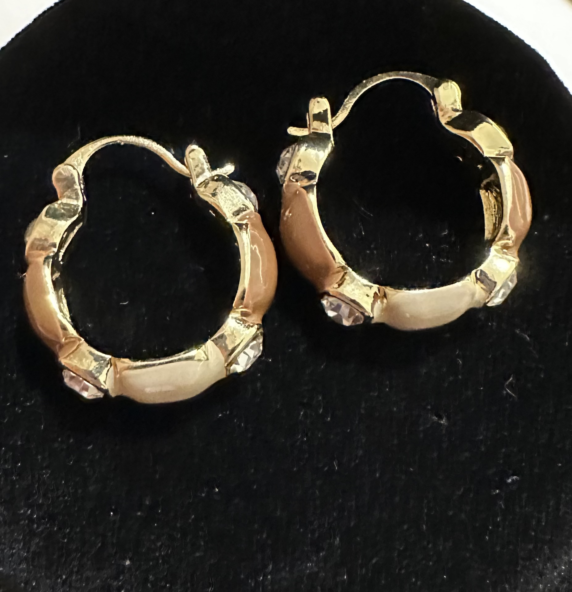 钛钢耳饰 双色款耳环