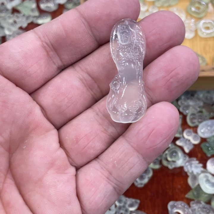 蛇纹石玉合金颈饰