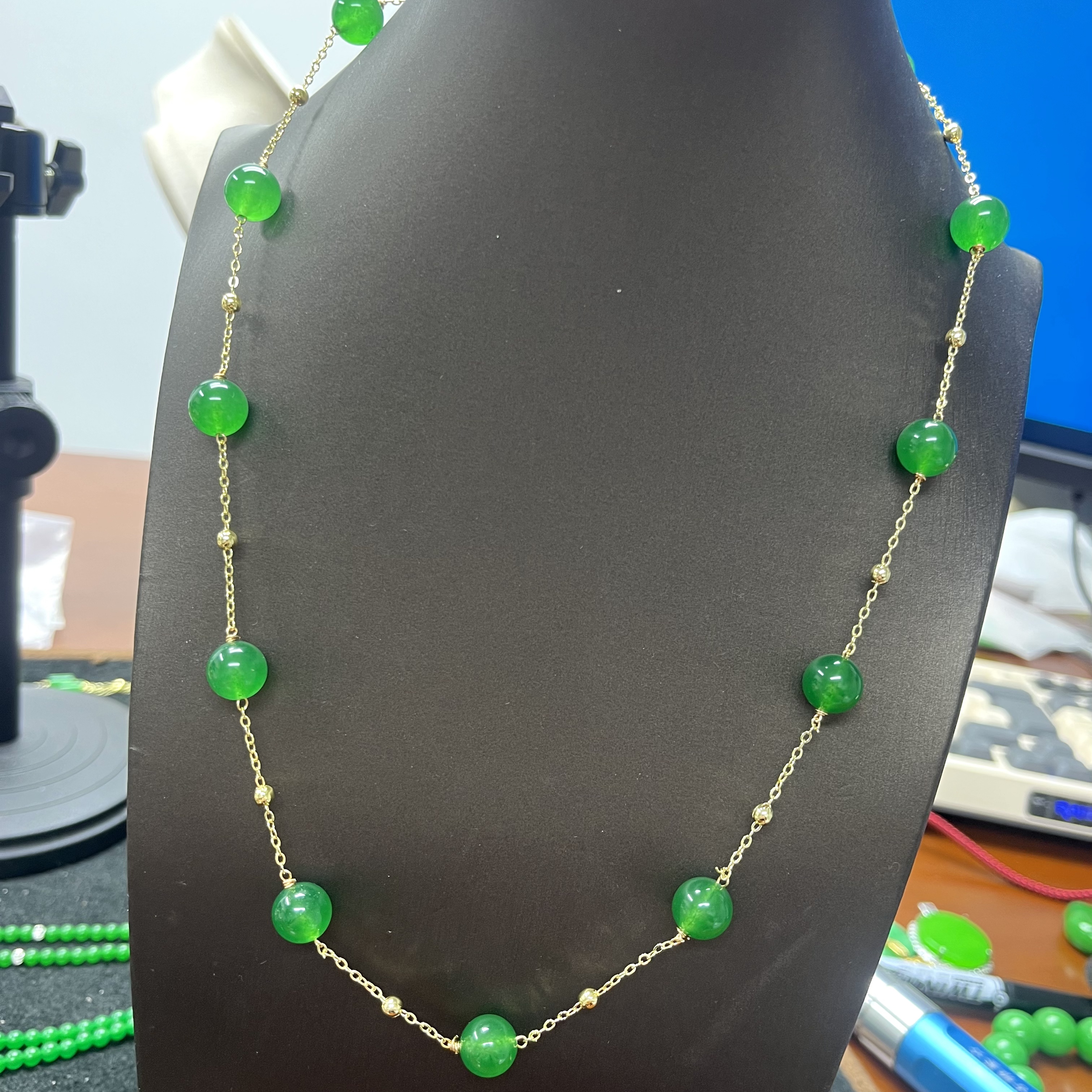 【北树】翡翠满天星项链bs38