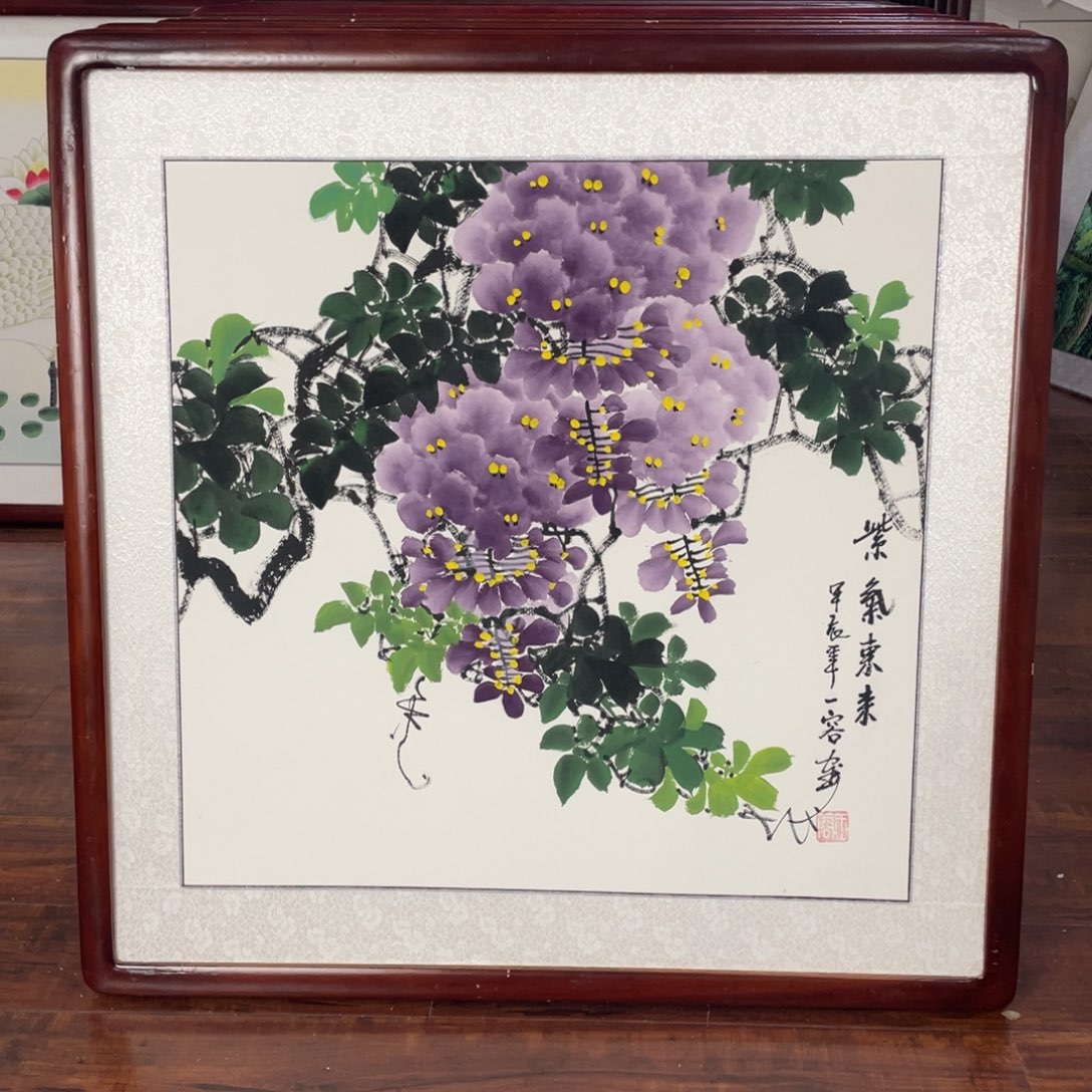 国画带框尺寸63*63厘米