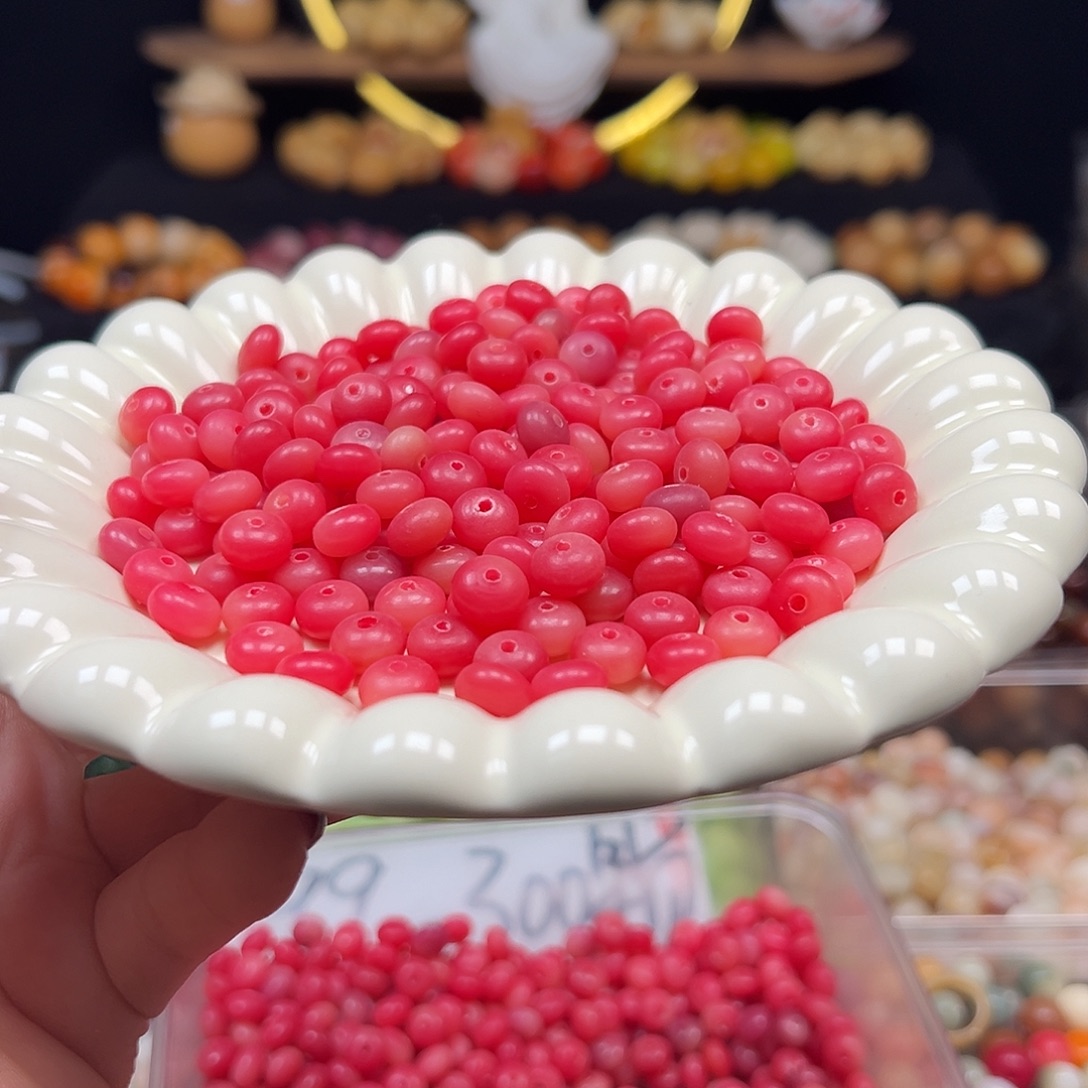 手串菩提根/象牙果瑕疵9樱桃算盘200颗