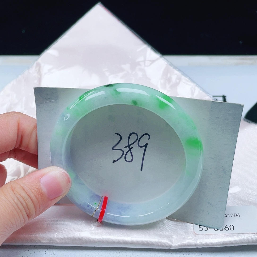 翡翠未镶嵌手镯53正圈