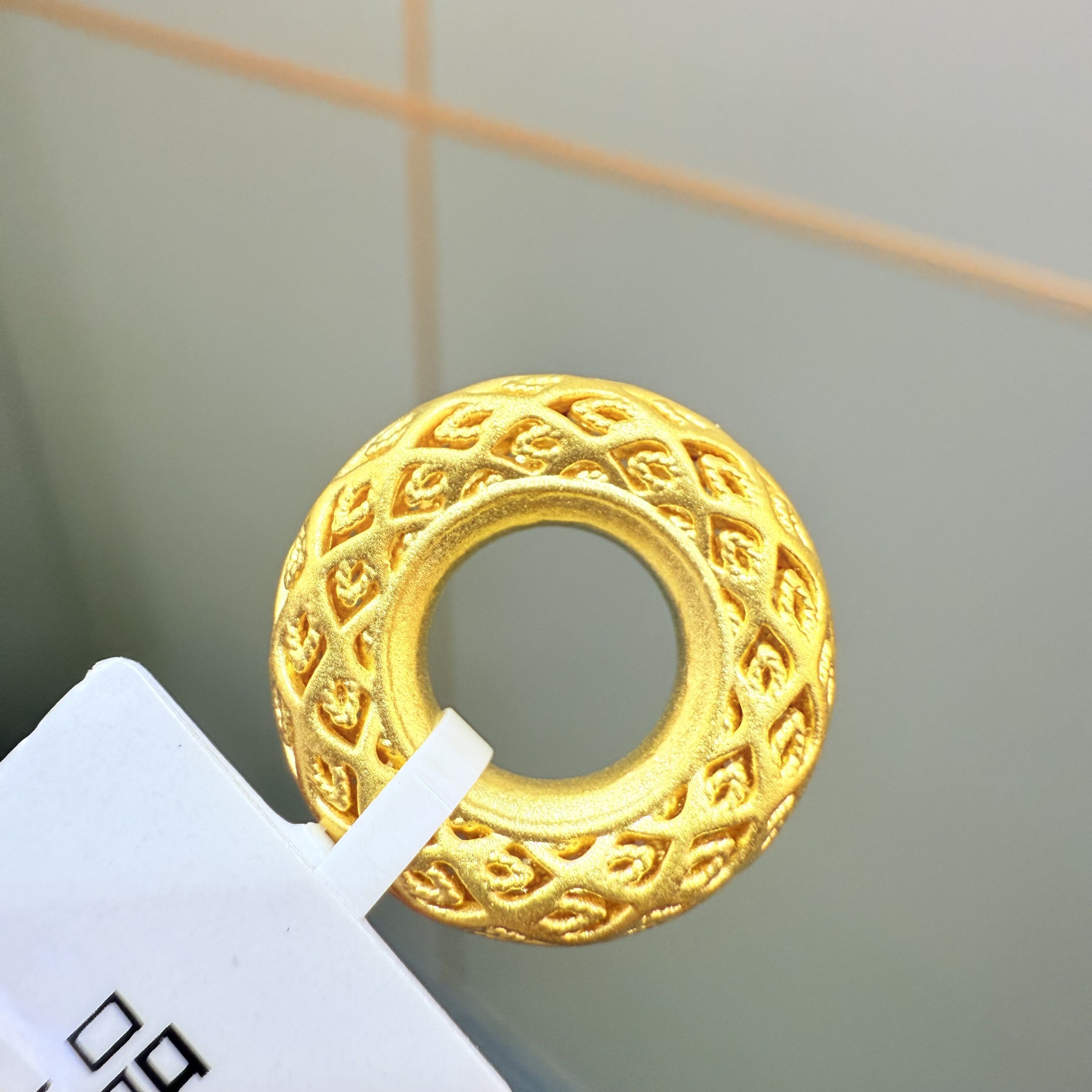 【莹莹专享】足金999 甜甜圈 GP  1.06 纳金添福
