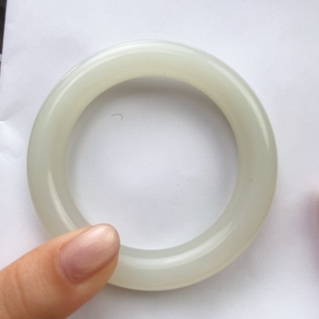 和田玉手镯未镶嵌57.2