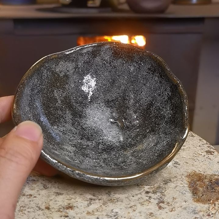 盘手工高温原矿窑变