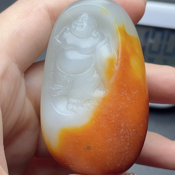 和田玉未镶嵌挂件T