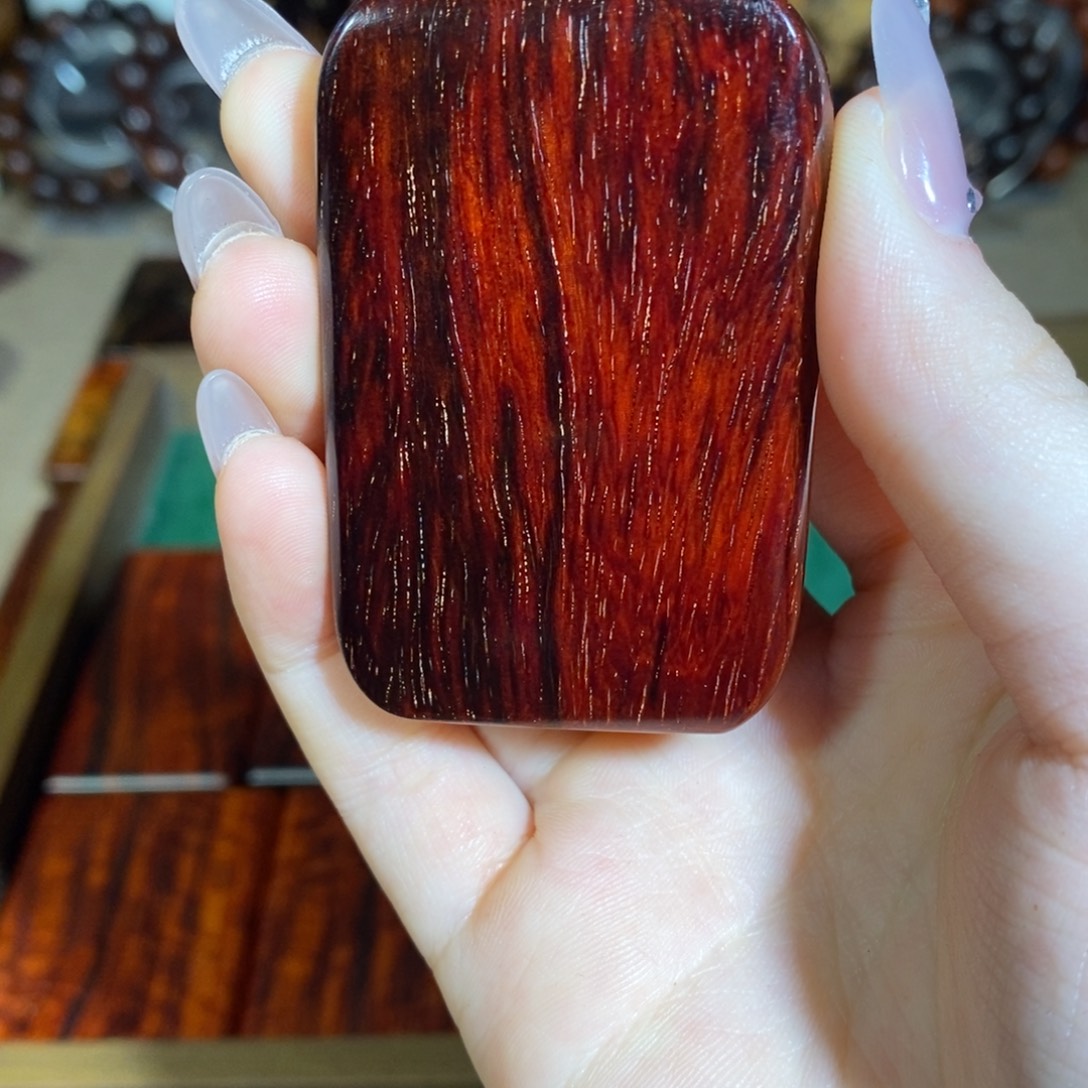 三***郎紫檀木类端景台印度小叶紫檀无事牌