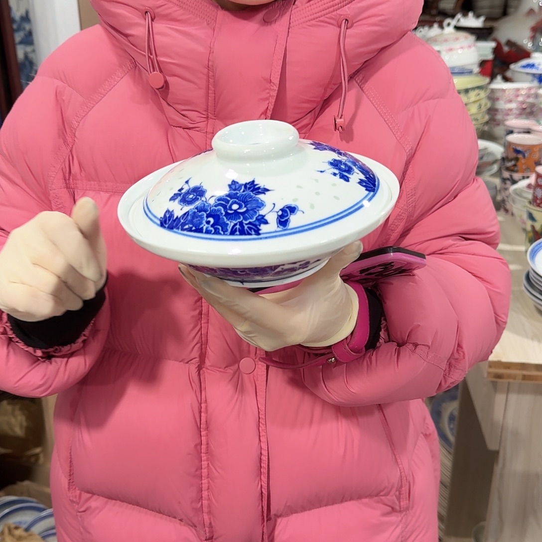 瓷摆件//////景德镇陶瓷瓷器。合和器。