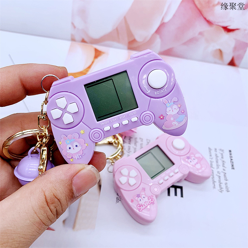 创意俄罗斯方块便携迷你游戏机玩具时尚包包钥匙扣挂件小众礼品