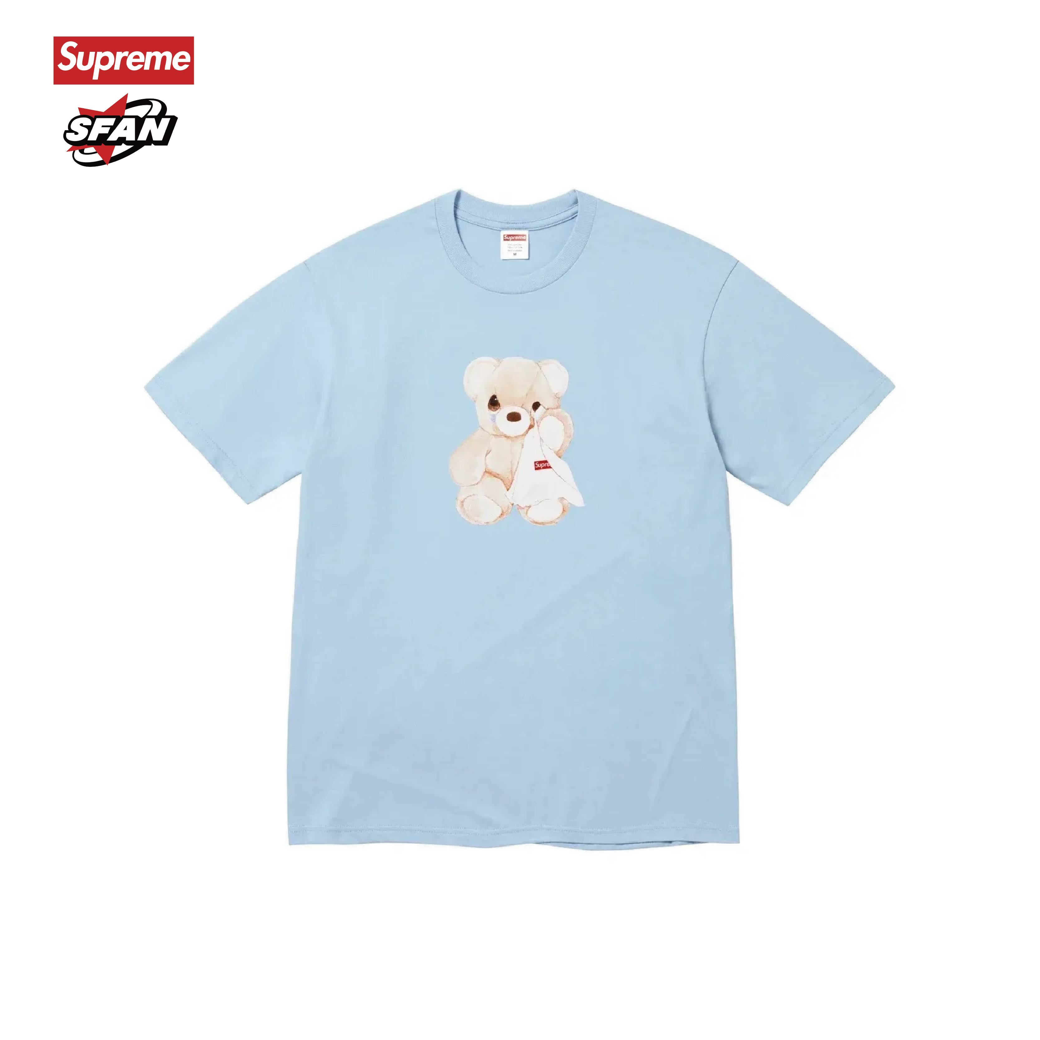Supreme SS25 Summer Tee Bear Tee 小熊印花圆领T恤 男女同款
