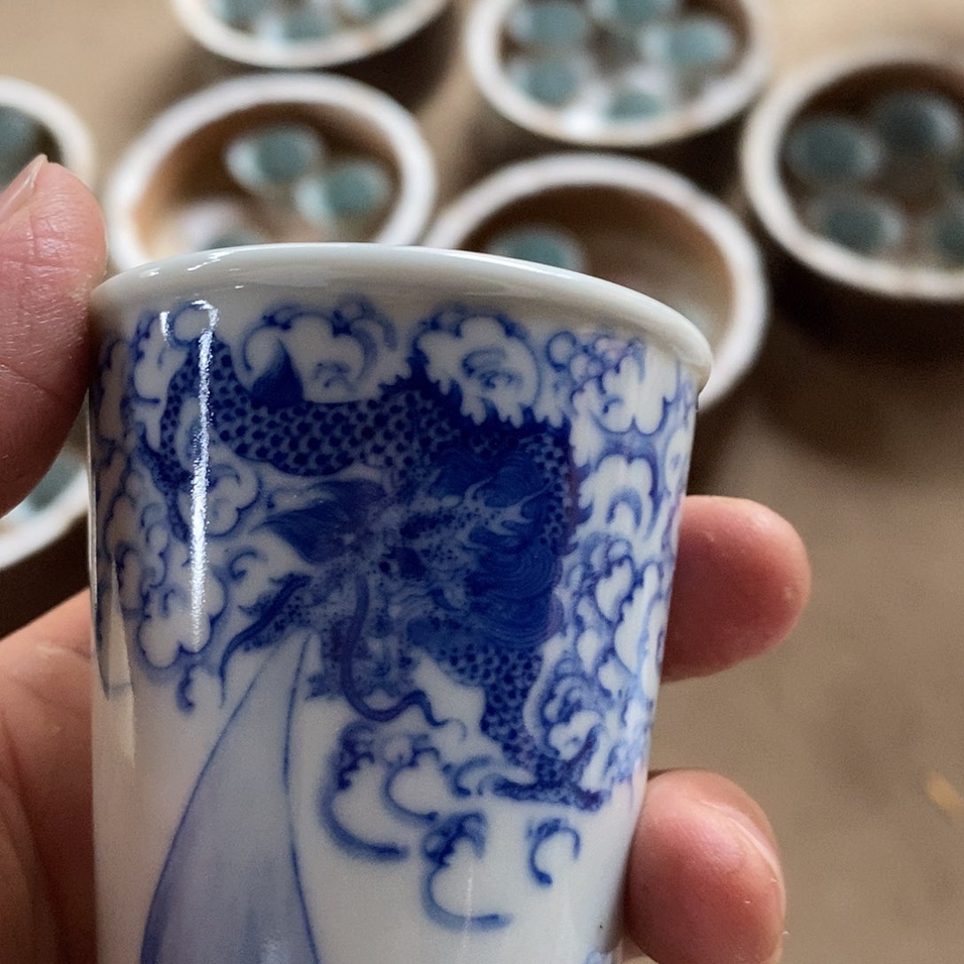 杯景德镇高温还原陶瓷