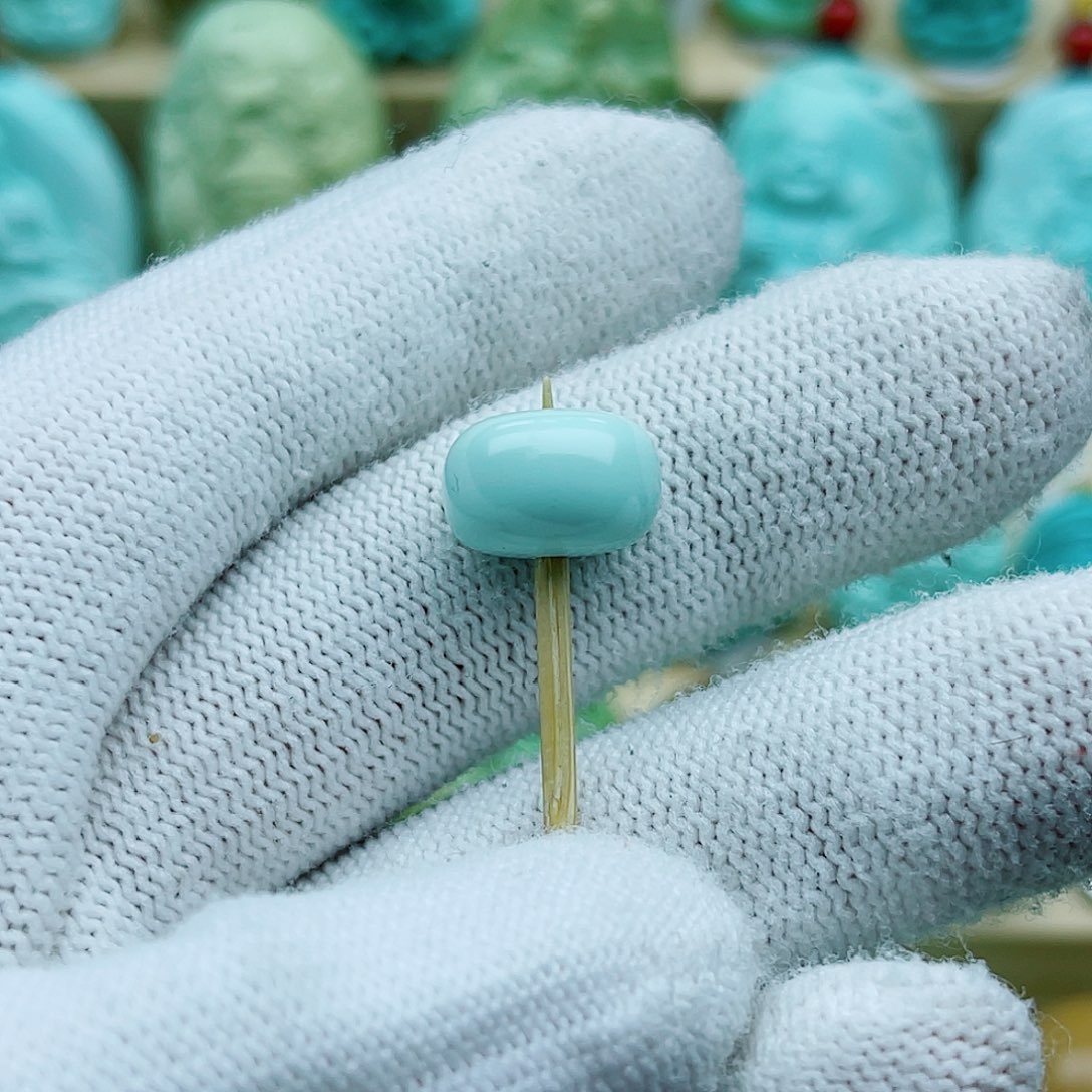 绿松石未镶嵌珠宝奇石12mm