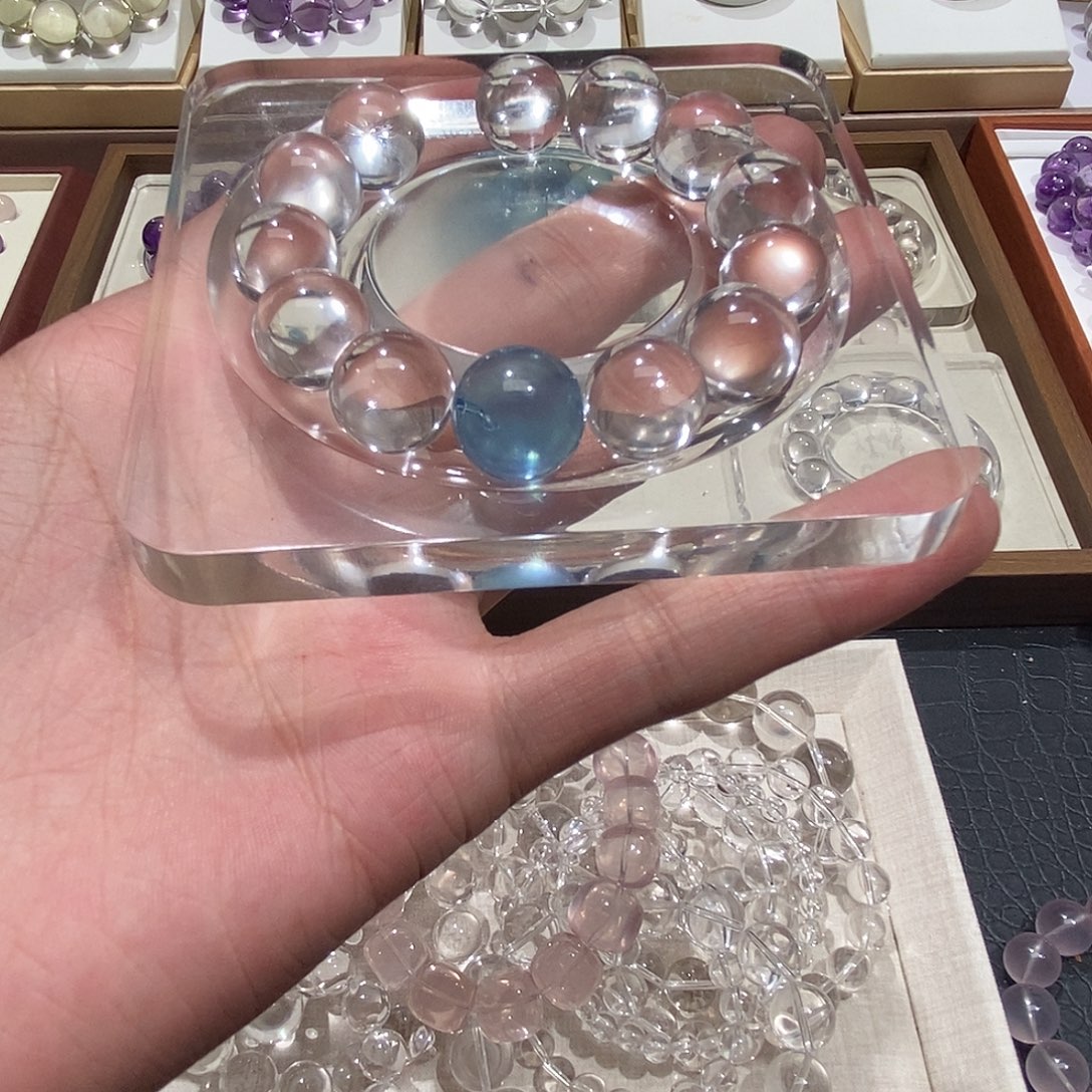 未镶嵌水晶手链定制