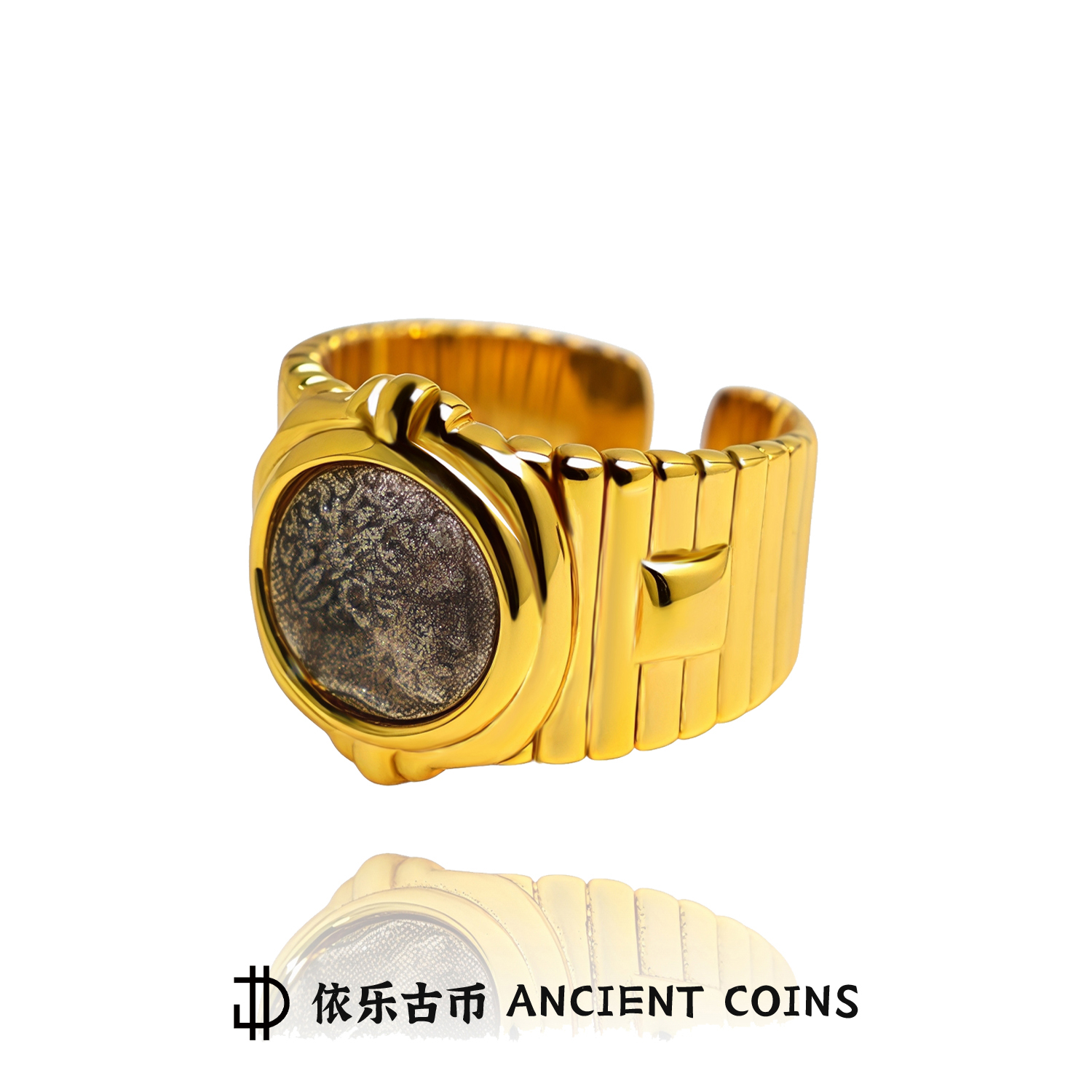 925银戒指 【腓力二世阿波罗】复古轻奢古币小众设计高级感戒指