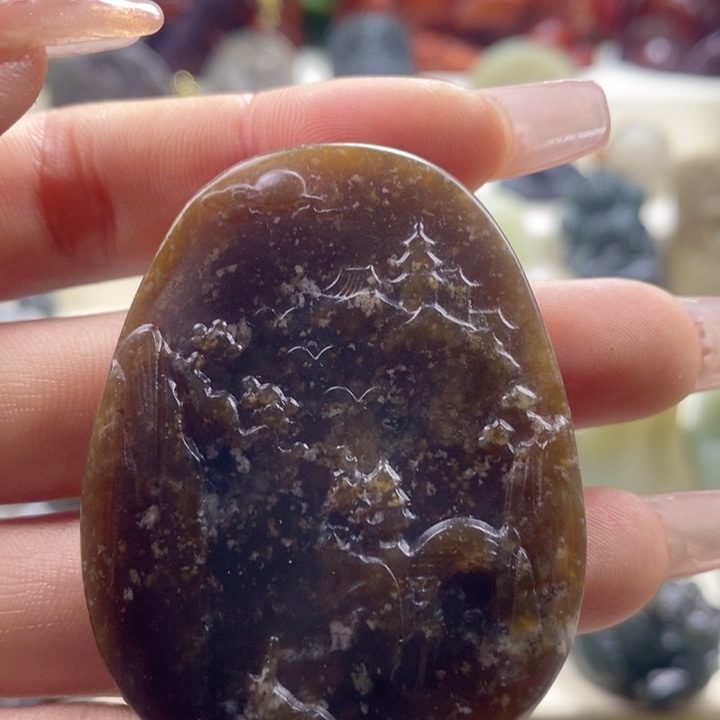 和田玉颈饰未镶嵌