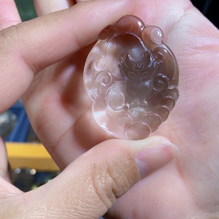 发晶颈饰未镶嵌吊坠