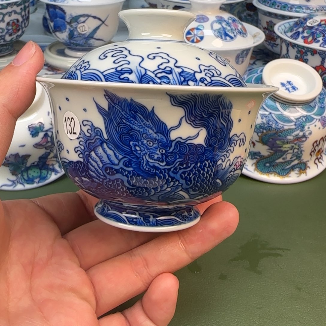 景德镇手工手绘茶具132