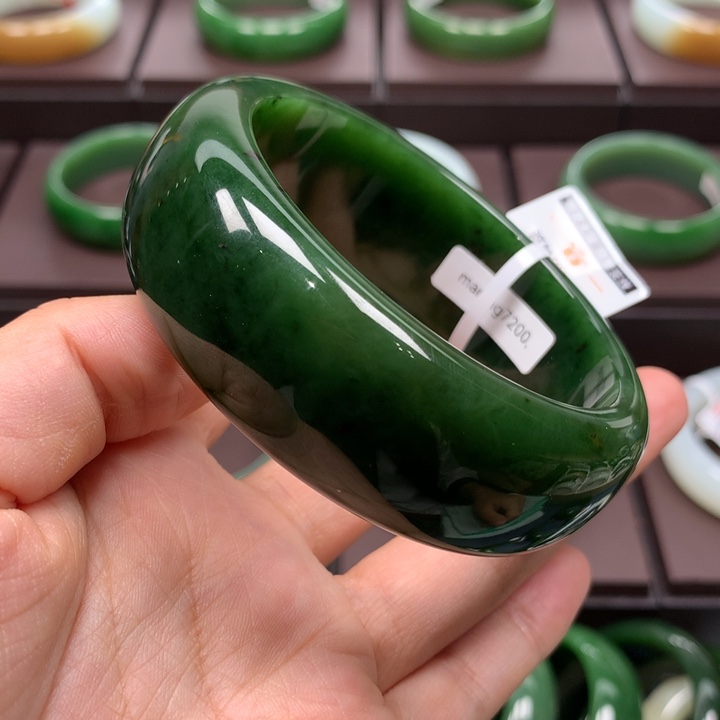 未镶嵌手镯和田玉（碧玉）626364