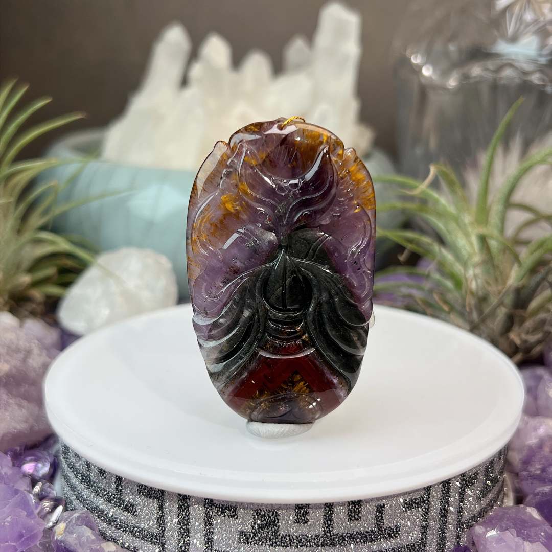 晶匠极光23凤九吊坠 编号JP56000