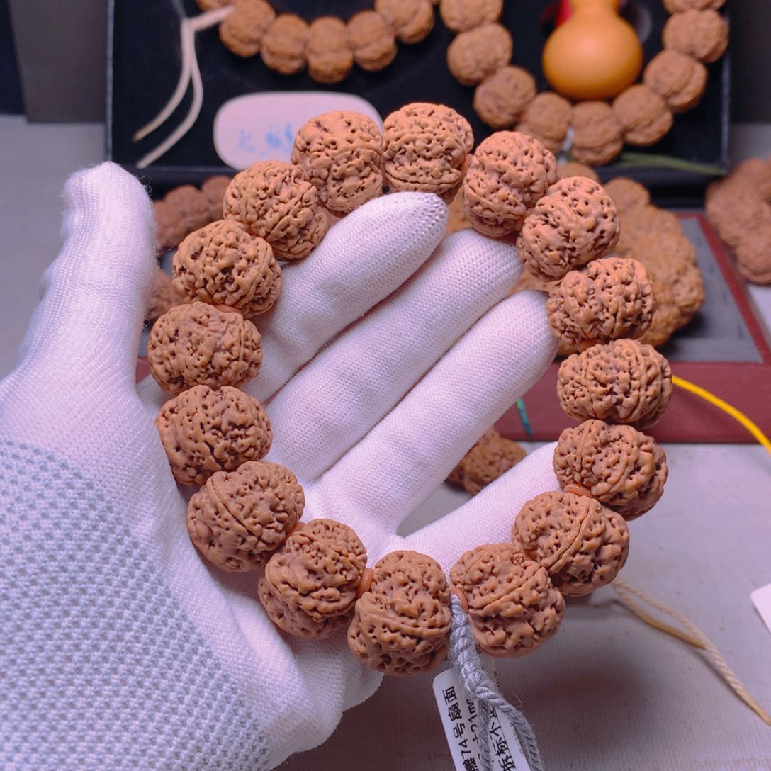 金刚菩提手串金刚菩提六瓣雪花扇面高山雪籽