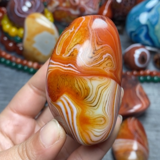 玛瑙/玉髓珠宝奇石未镶嵌新***美