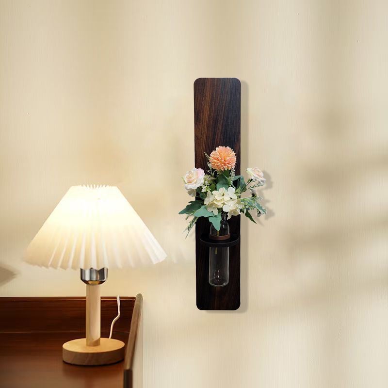 创意墙上装饰插花玻璃水培挂件玄关日式门后绿植卧室客厅654